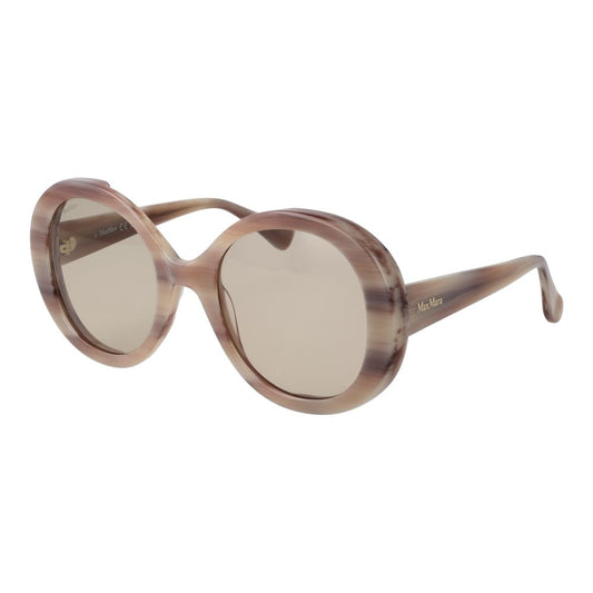 Max Mara Cremefarbene Damen-Sonnenbrille