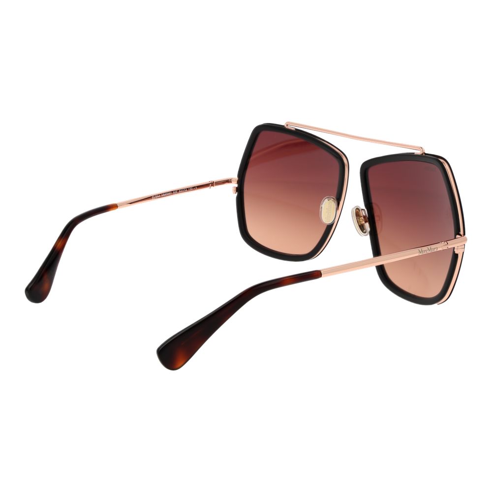 Max Mara Brown Metal Sunglasses