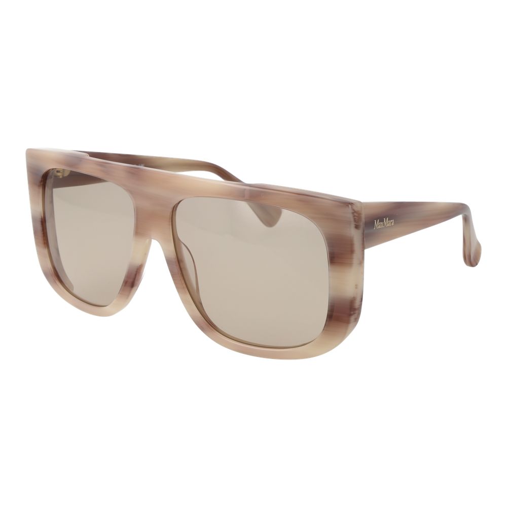 Max Mara Cremefarbene Damen-Sonnenbrille