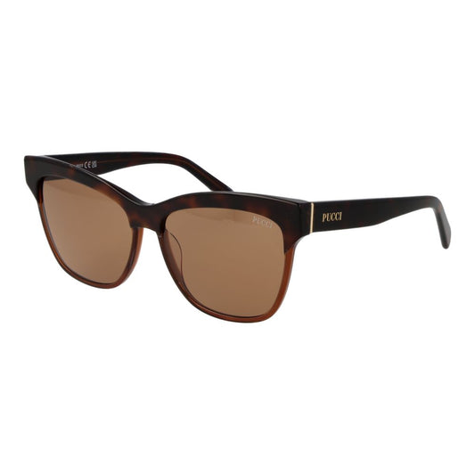 Emilio Pucci Braune Damen-Sonnenbrille