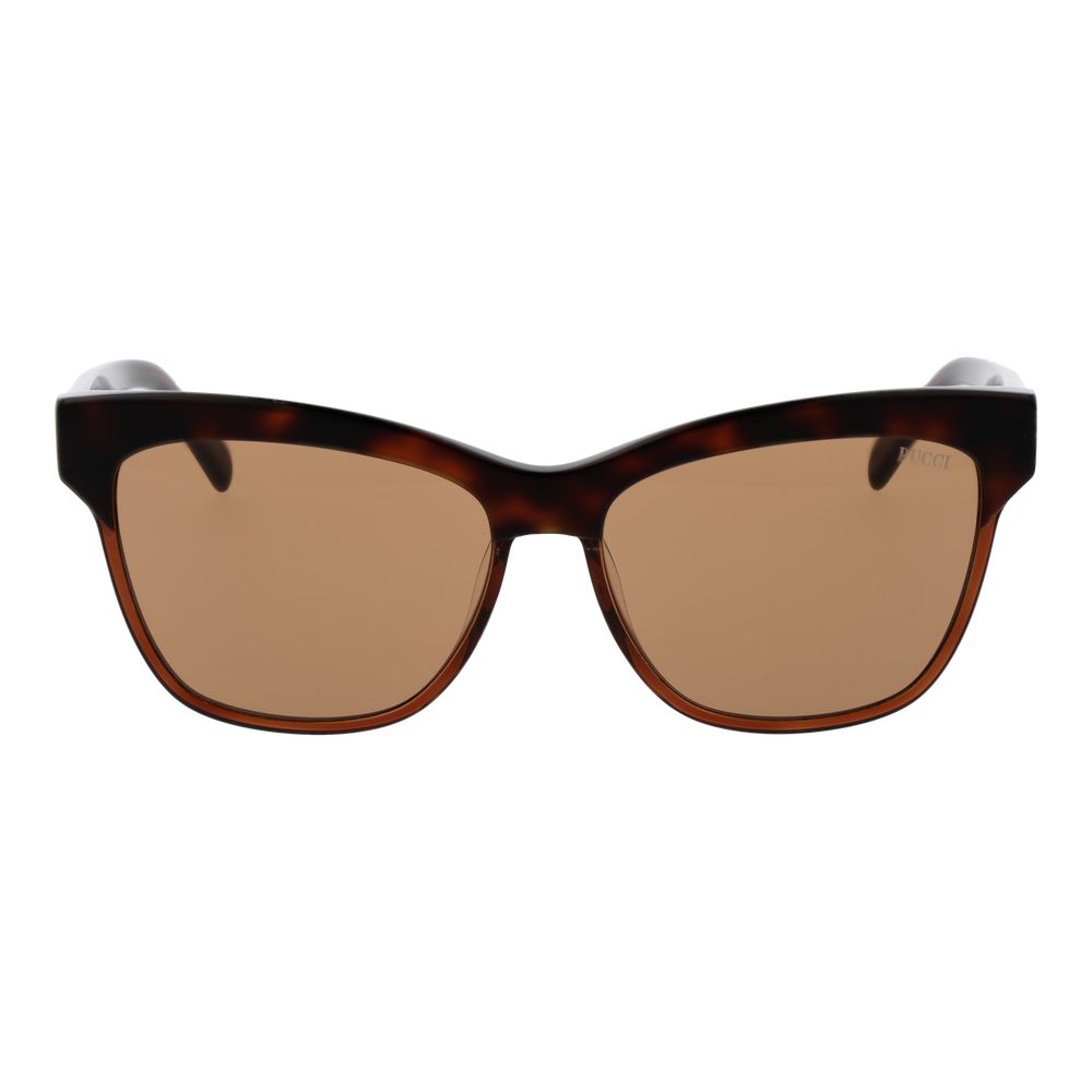 Emilio Pucci Braune Damen-Sonnenbrille