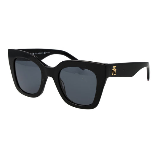 Tommy Hilfiger – Schwarze Sonnenbrille für Damen