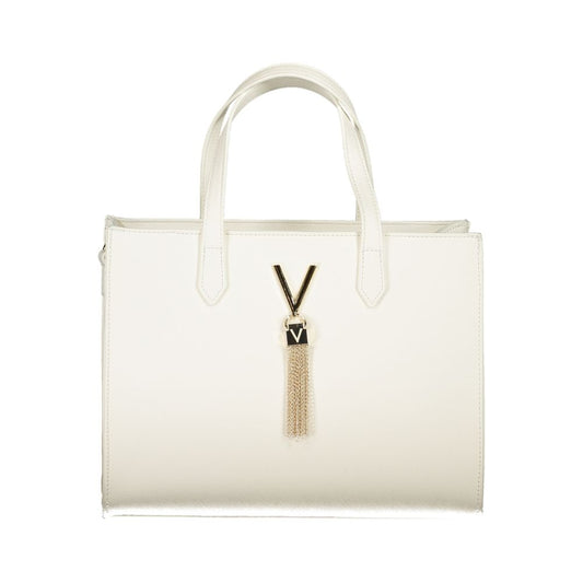Mario Valentino – Weiße Polyethylen-Handtasche