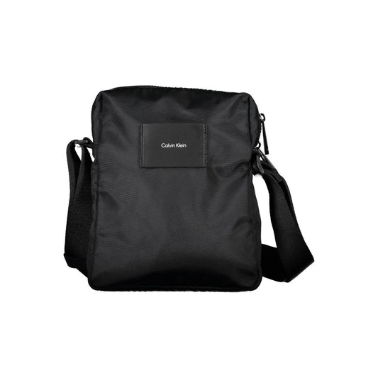 Calvin Klein – Schwarze Polyester-Umhängetasche