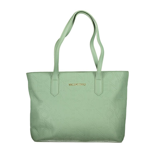 Mario Valentino Grüne Polyethylen-Handtasche