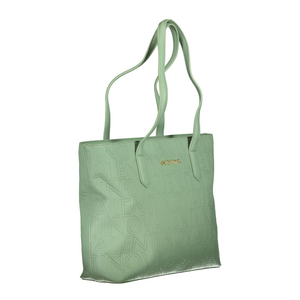 Mario Valentino Grüne Polyethylen-Handtasche