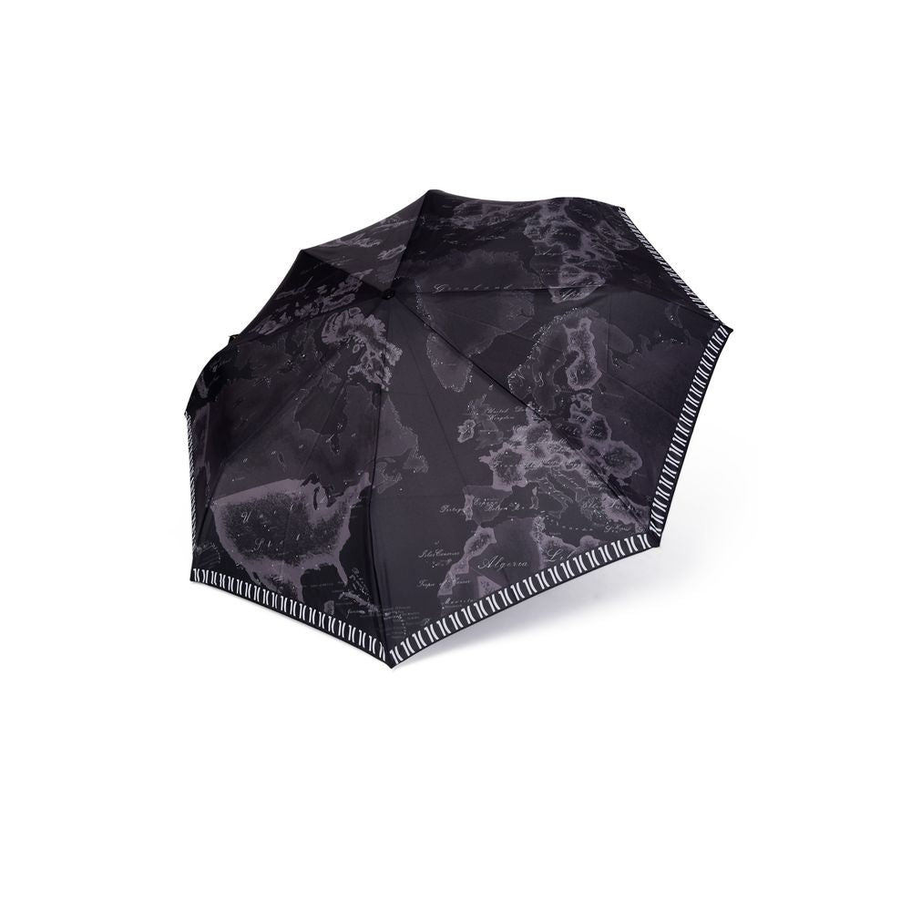 Alviero Martini Prima Classe schwarzer Nylonschirm