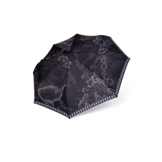 Alviero Martini Prima Classe schwarzer Nylonschirm