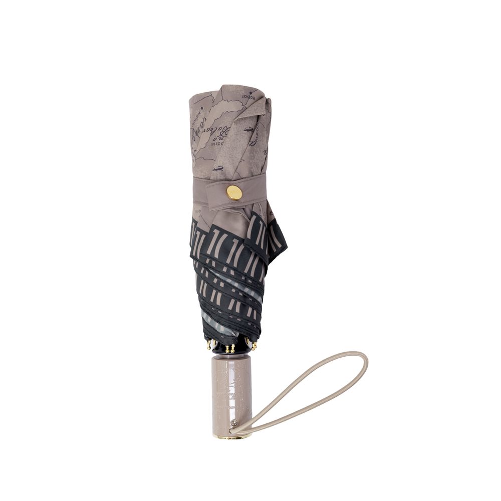 Alviero Martini Prima Classe Beige Nylon Umbrella