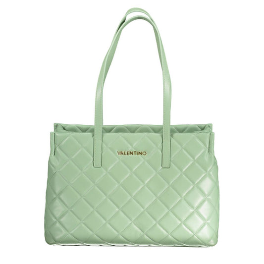 Mario Valentino Grüne Polyethylen-Handtasche