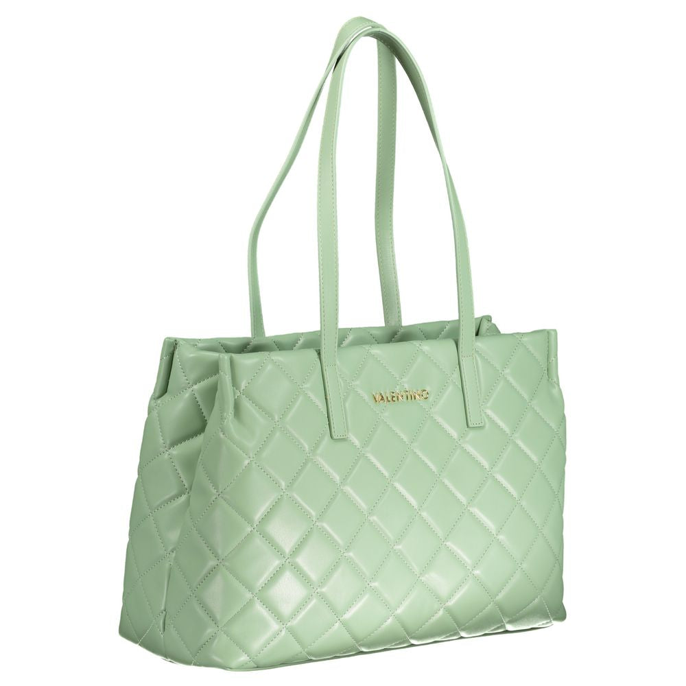 Mario Valentino Grüne Polyethylen-Handtasche