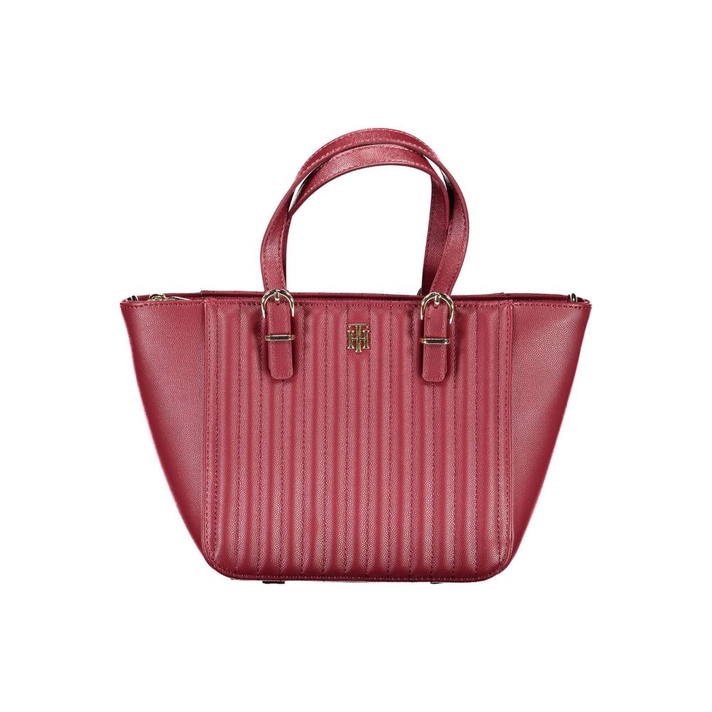 Tommy Hilfiger – Rote Polyethylen-Handtasche