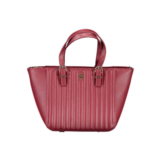 Tommy Hilfiger – Rote Polyethylen-Handtasche