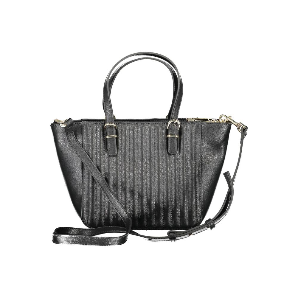 Tommy Hilfiger – Schwarze Polyethylen-Handtasche