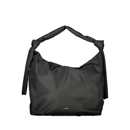 Calvin Klein Schwarze Polyester-Handtasche