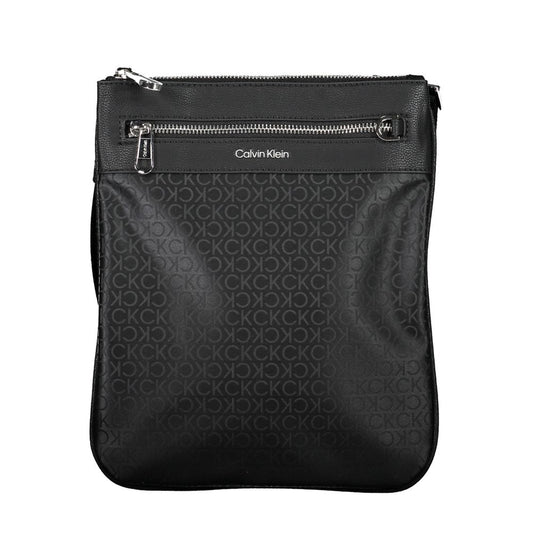 Calvin Klein – Schwarze Polyester-Umhängetasche