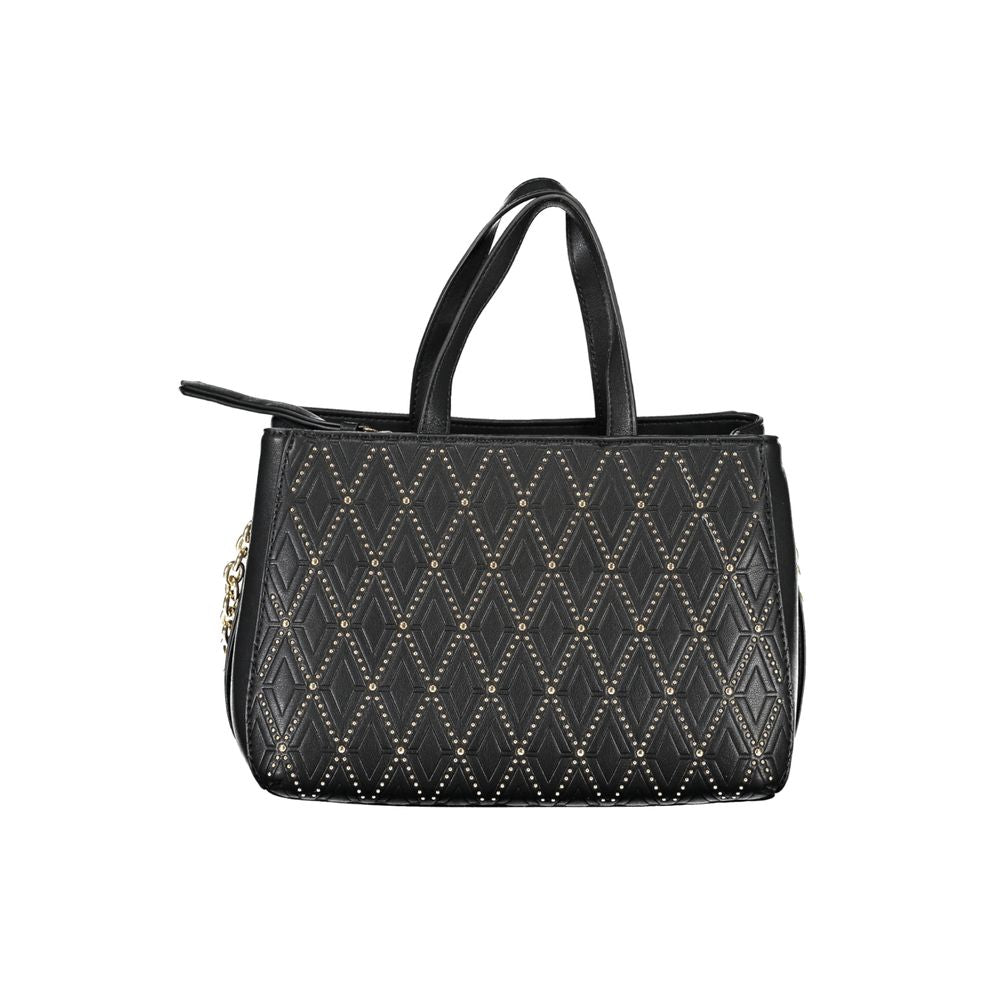 Mario Valentino Schwarze Polyethylen-Handtasche