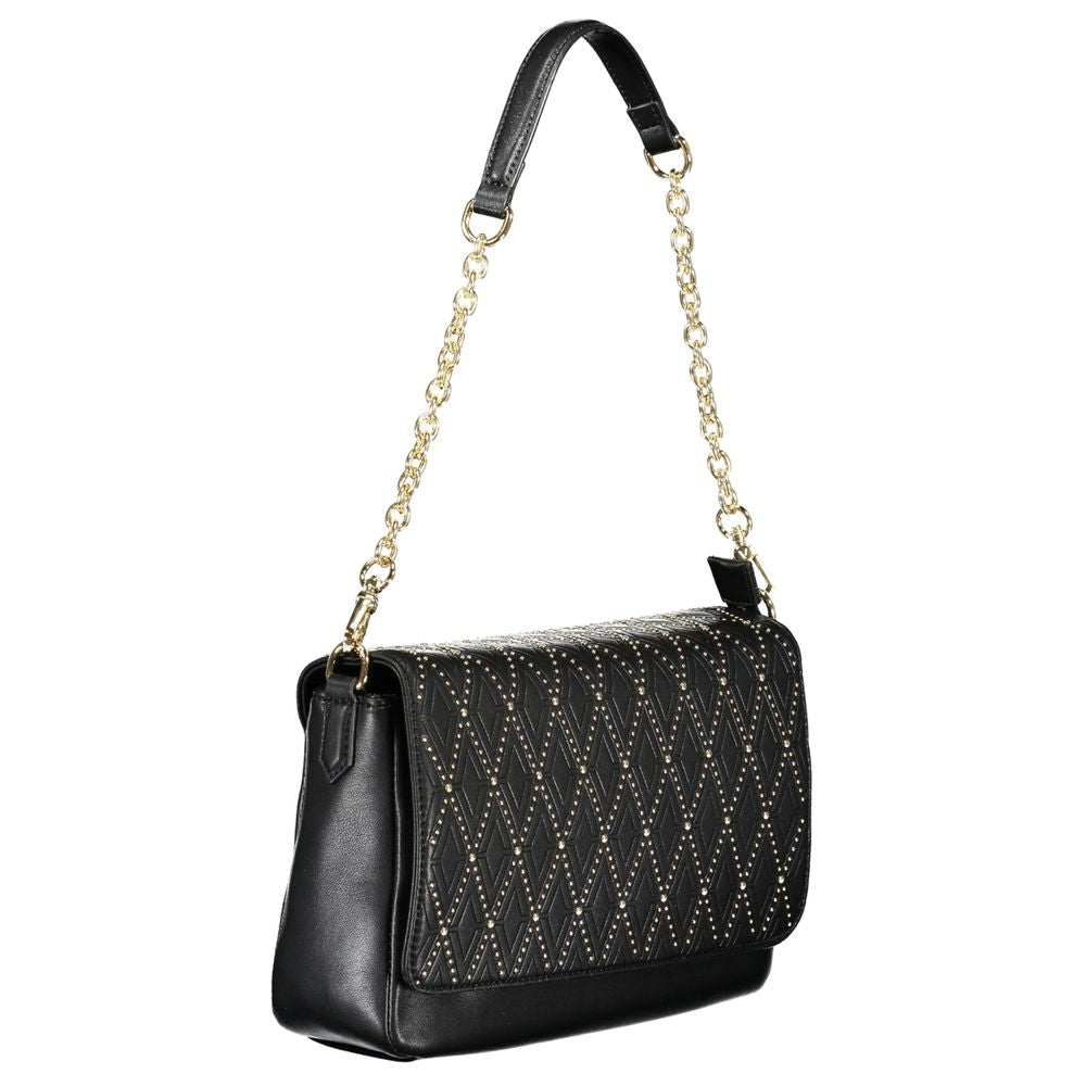 Mario Valentino Schwarze Polyethylen-Handtasche