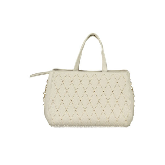 Mario Valentino – Weiße Polyethylen-Handtasche