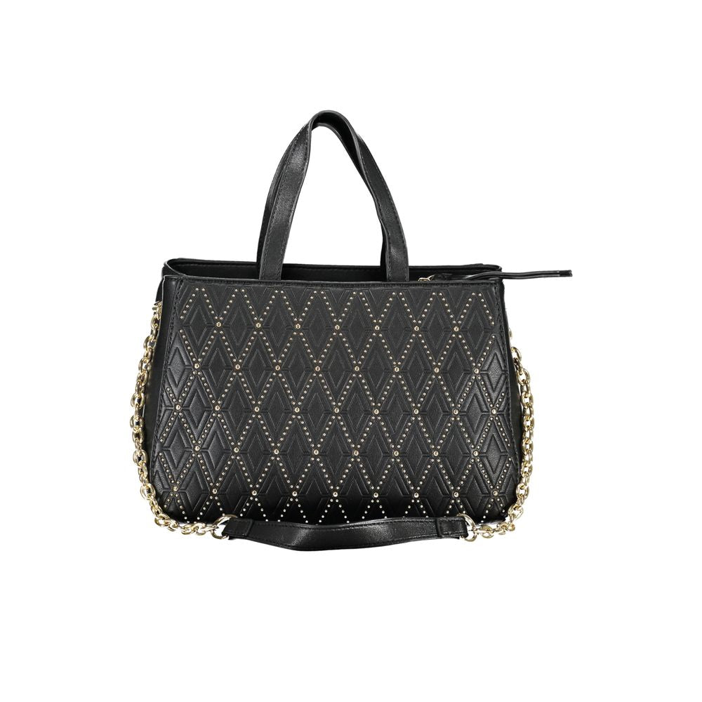 Mario Valentino Schwarze Polyethylen-Handtasche