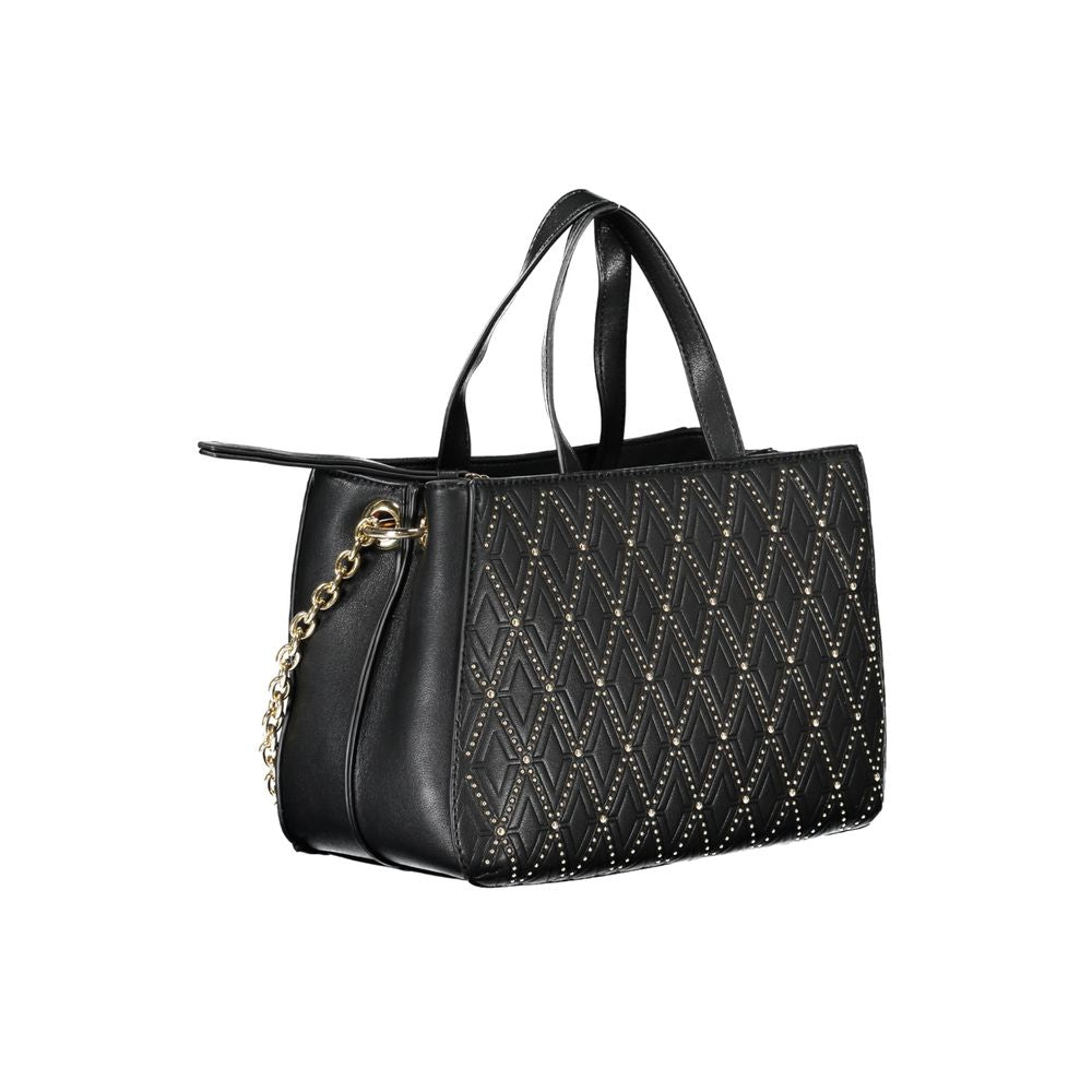 Mario Valentino Schwarze Polyethylen-Handtasche