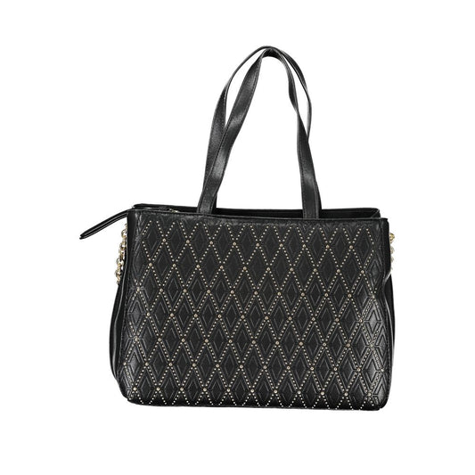 Mario Valentino Schwarze Polyethylen-Handtasche