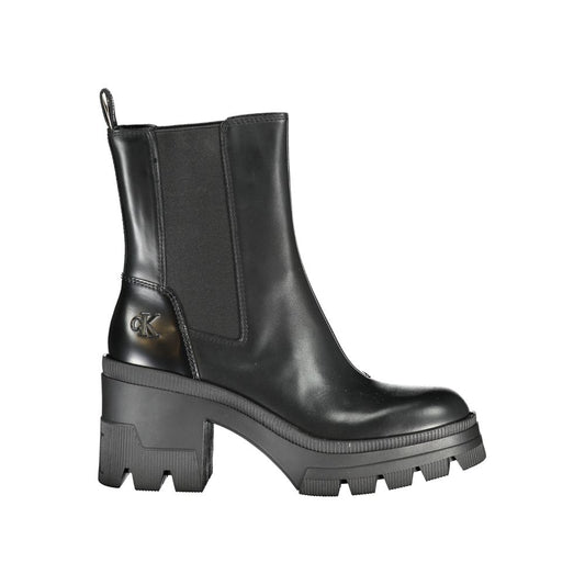 Calvin Klein – Schwarzer Polyesterstiefel