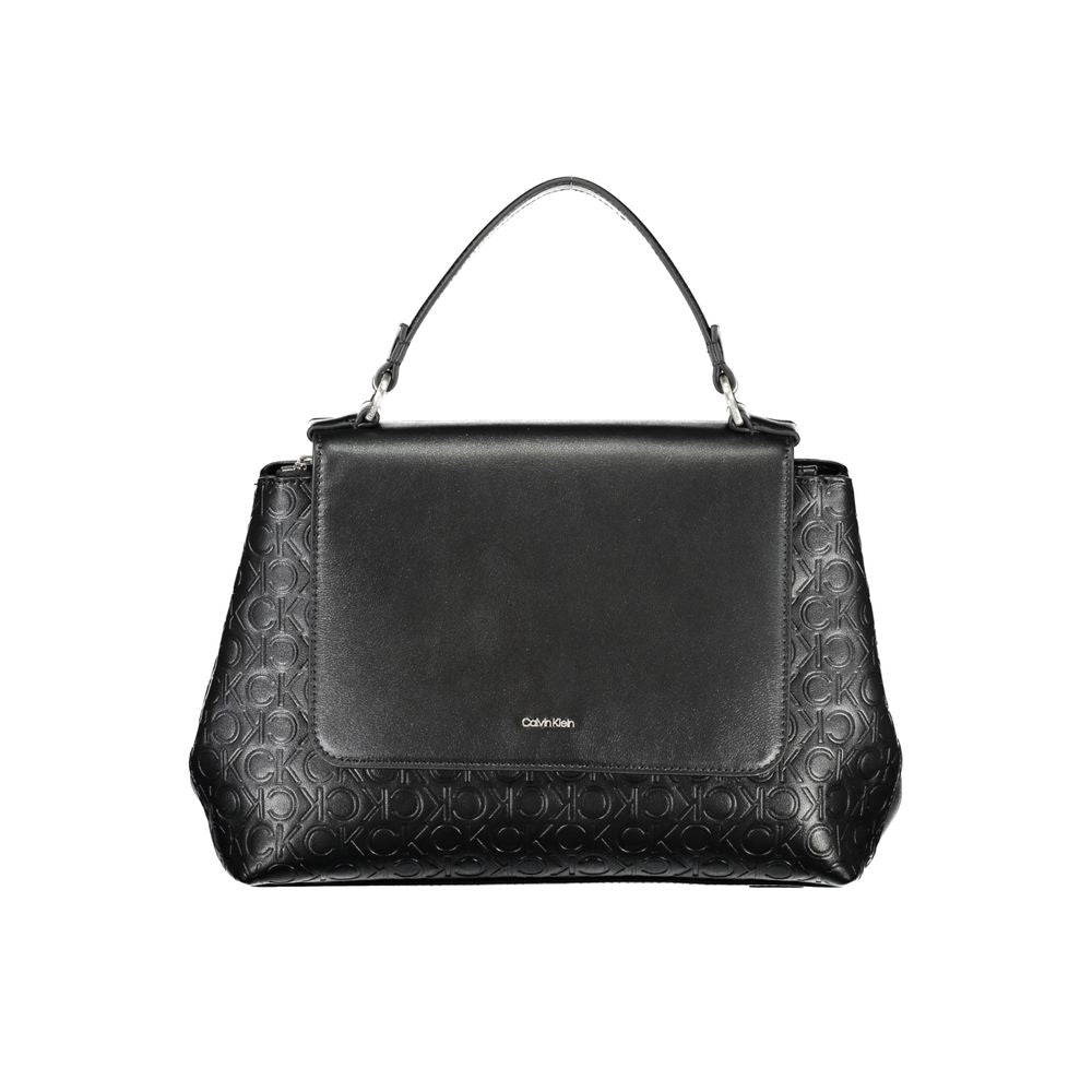 Calvin Klein Schwarze Polyester-Handtasche