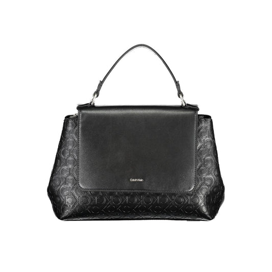 Calvin Klein Schwarze Polyester-Handtasche