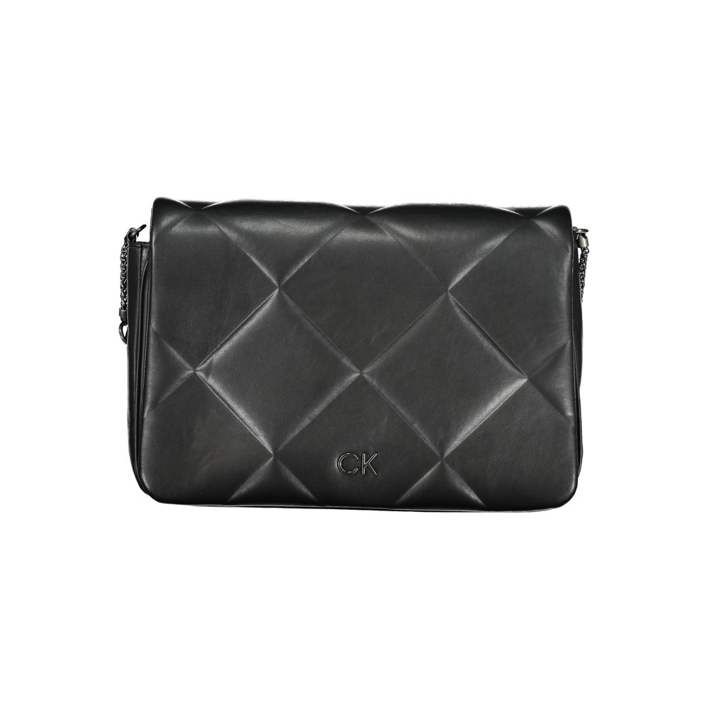 Calvin Klein Schwarze Polyester-Handtasche