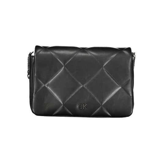 Calvin Klein Schwarze Polyester-Handtasche