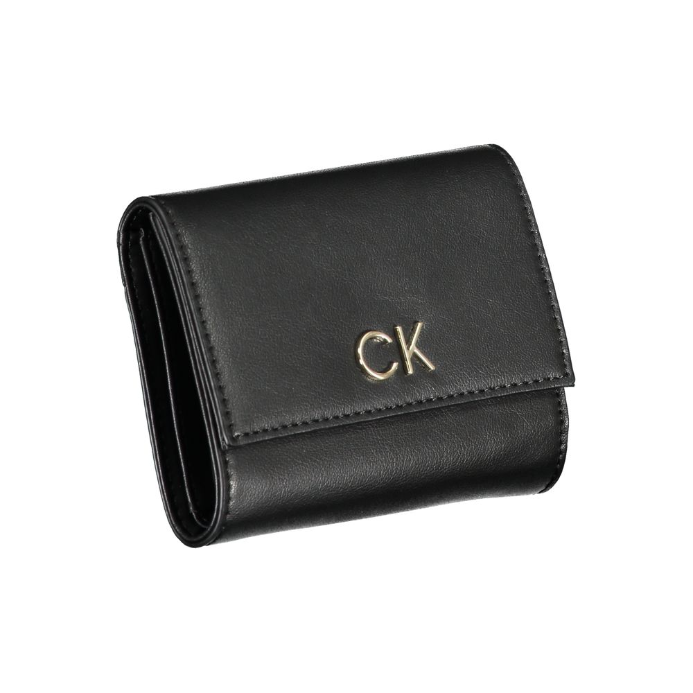 Calvin Klein Schwarze Polyester-Geldbörse