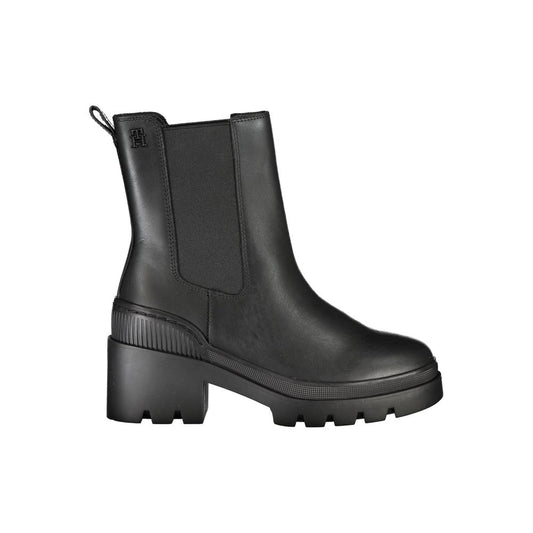 Tommy Hilfiger – Schwarze Polyesterstiefel