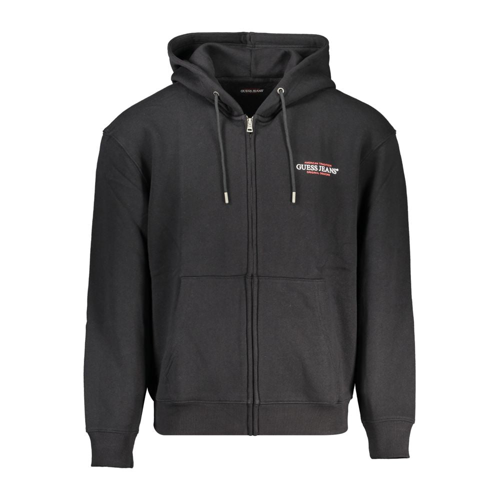 Guess Jeans – Schwarzer Baumwollpullover