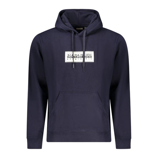 Napapijri Blue Cotton Men Sweater
