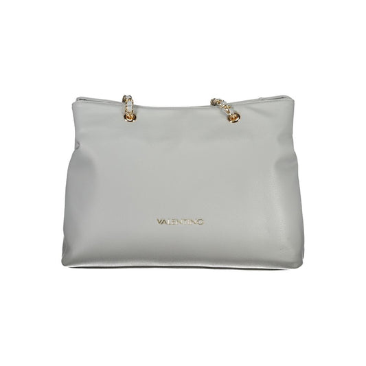 Mario Valentino Graue Polyethylen-Handtasche