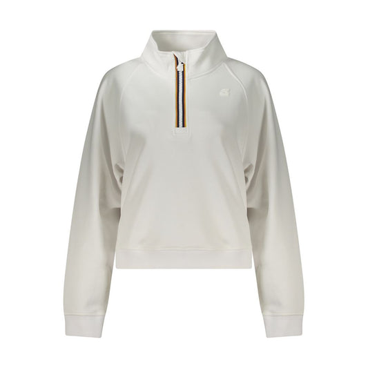 K-WAY Weißer Polyesterpullover