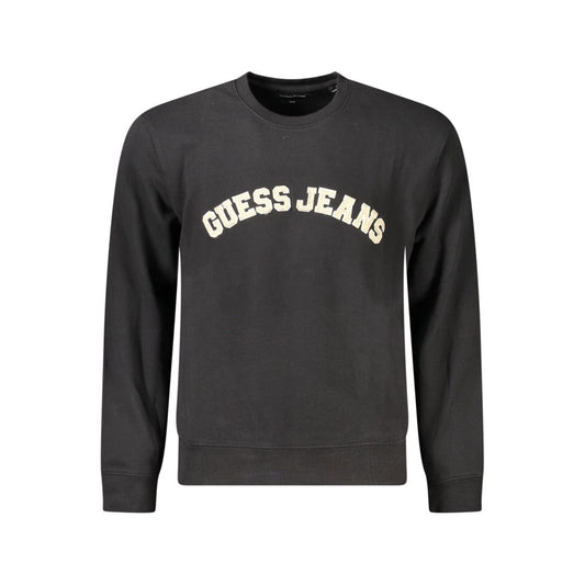Guess Jeans – Schwarzer Baumwollpullover