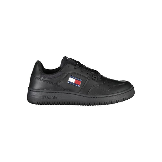 Tommy Hilfiger – Schwarze Polyester-Sneaker