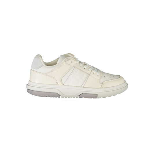 Tommy Hilfiger – Weiße Polyester-Sneaker