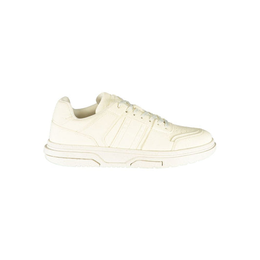 Tommy Hilfiger – Weiße Polyester-Sneaker