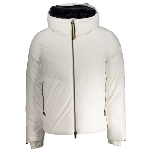 K-WAY Weiße Polyesterjacke