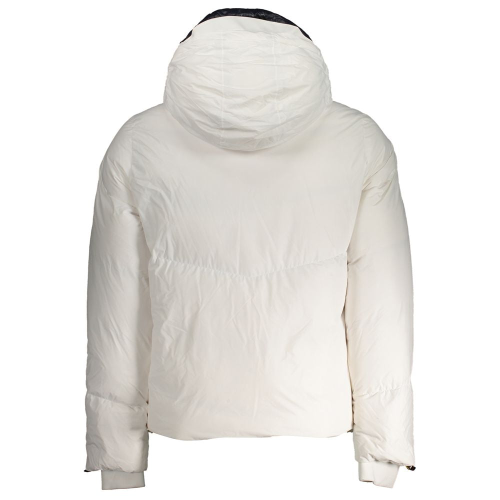 K-WAY Weiße Polyesterjacke