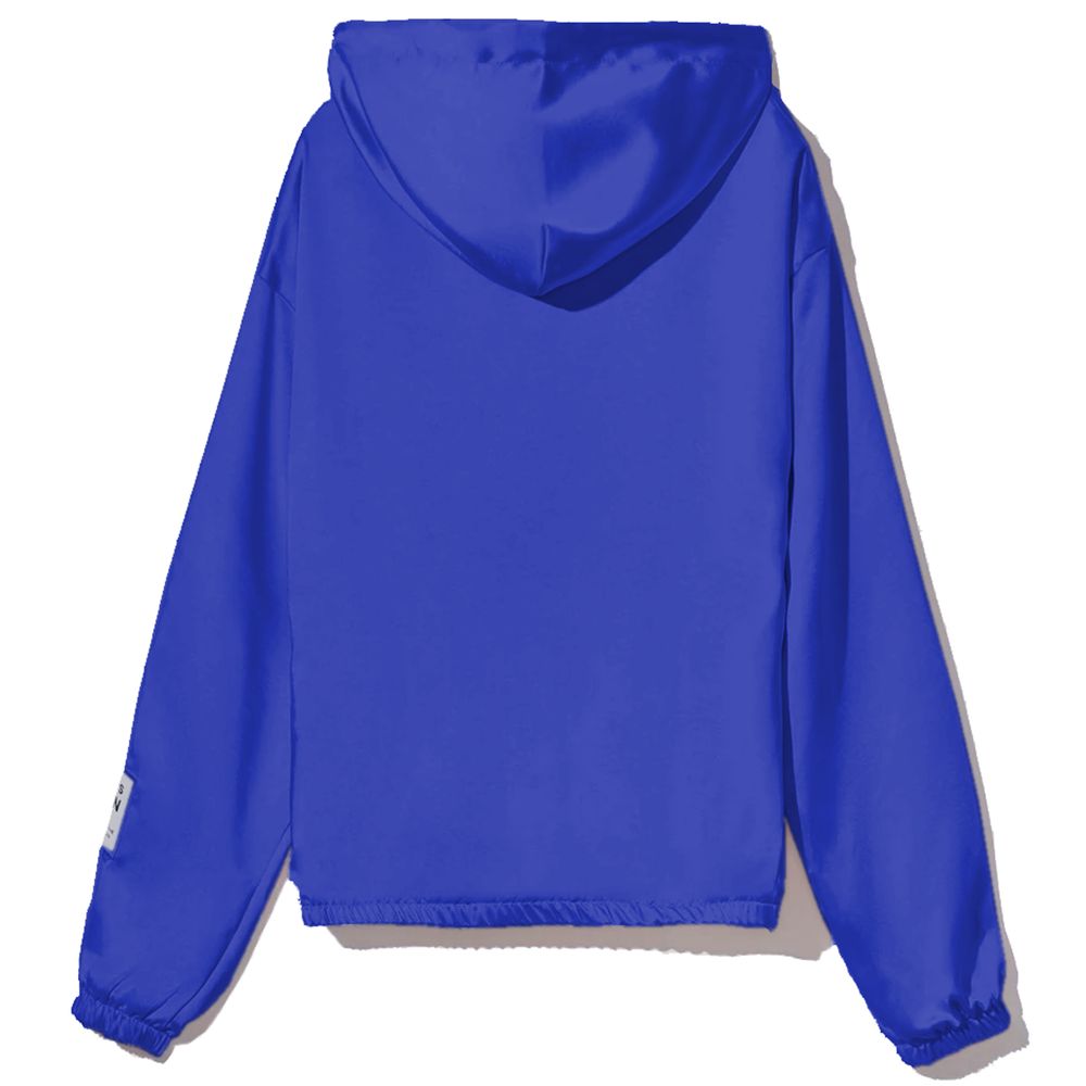 Comme Des Fuckdown Blauer Polyesterpullover