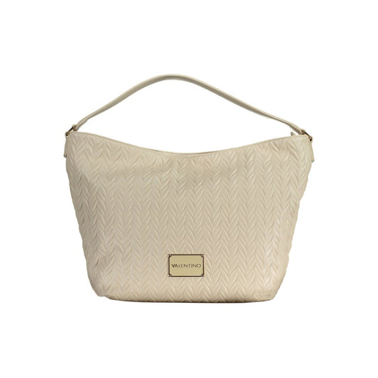Mario Valentino – Weiße Polyethylen-Handtasche