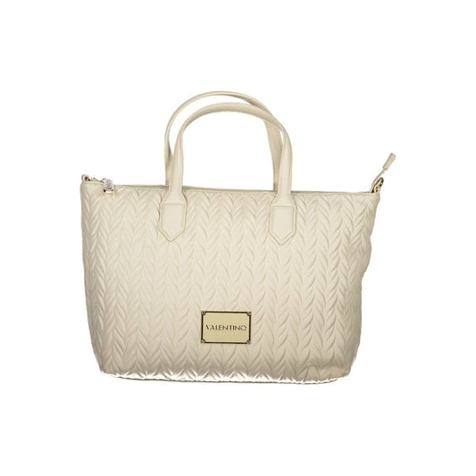 Mario Valentino – Weiße Polyethylen-Handtasche