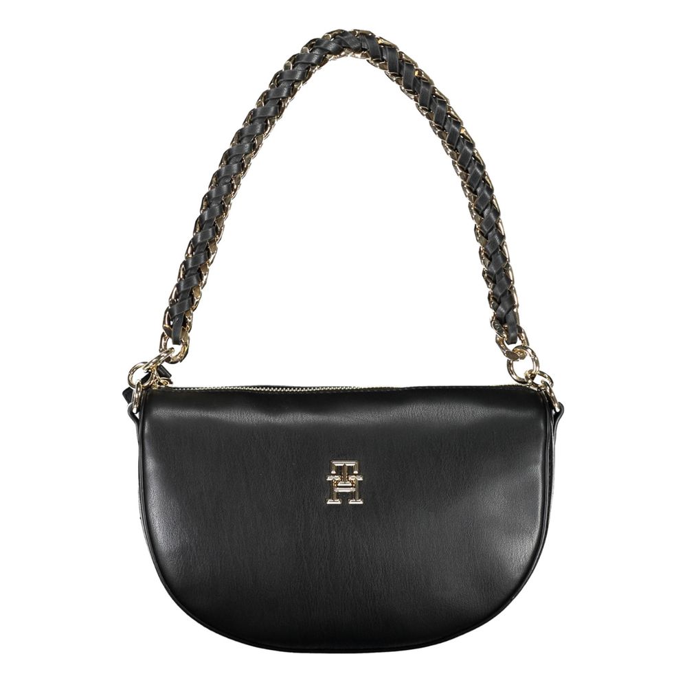 Tommy Hilfiger – Schwarze Polyethylen-Handtasche