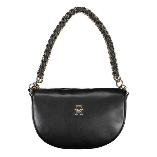 Tommy Hilfiger – Schwarze Polyethylen-Handtasche