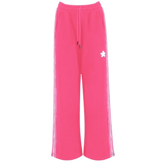 Comme Des Fuckdown rosa Baumwolljeans und -hose