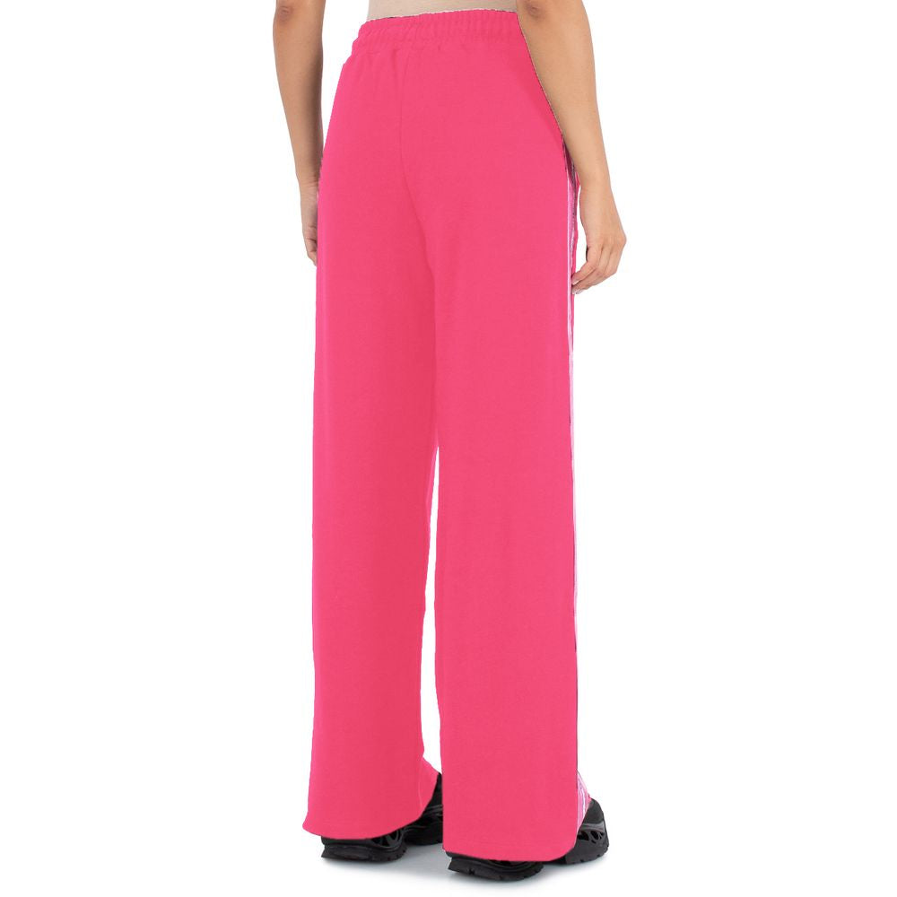 Comme Des Fuckdown rosa Baumwolljeans und -hose